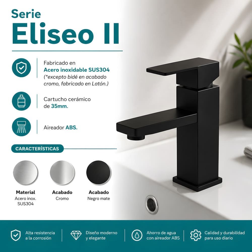 Serie Eliseo II Grifería - Imagen 5